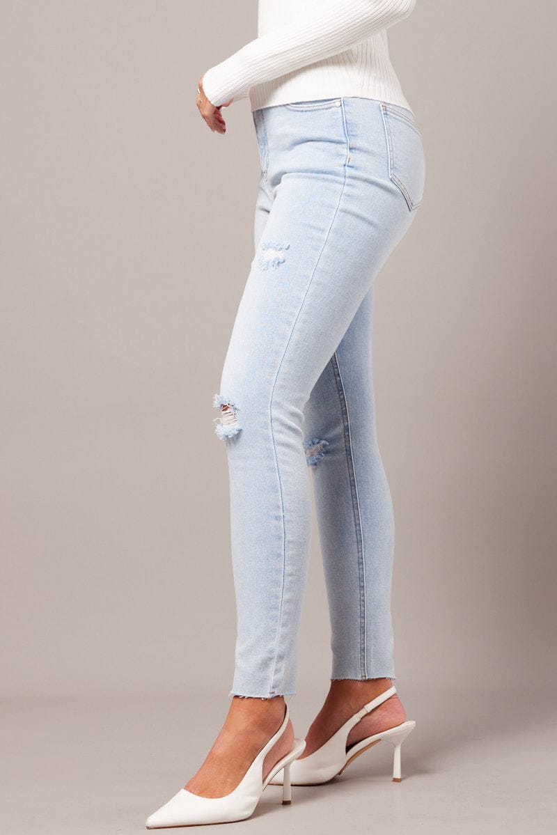 Denim Skinny Jean High Rise for Ally Fashion