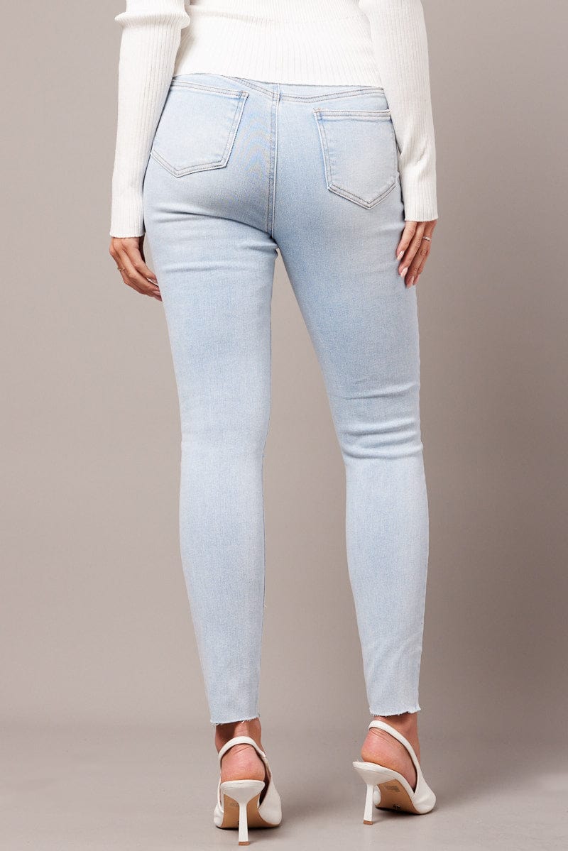 Denim Skinny Jean High Rise | Ally Fashion