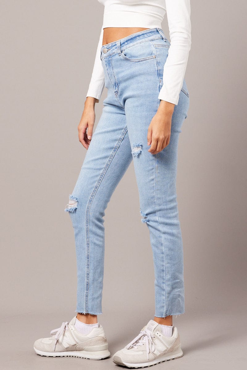 Denim Skinny Jean High Rise for Ally Fashion