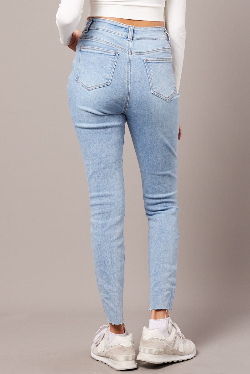 Denim Skinny Jean High Rise for Ally Fashion