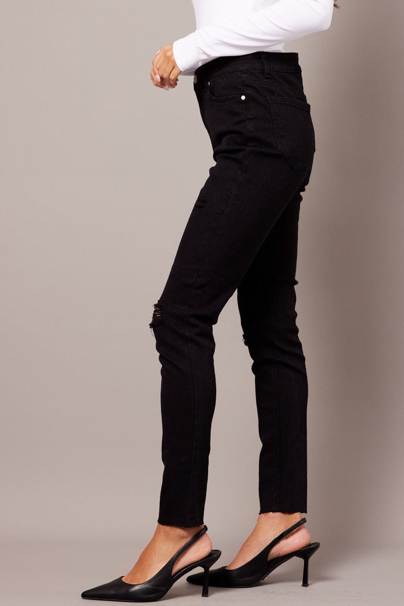 Black Skinny Jean High Rise for Ally Fashion