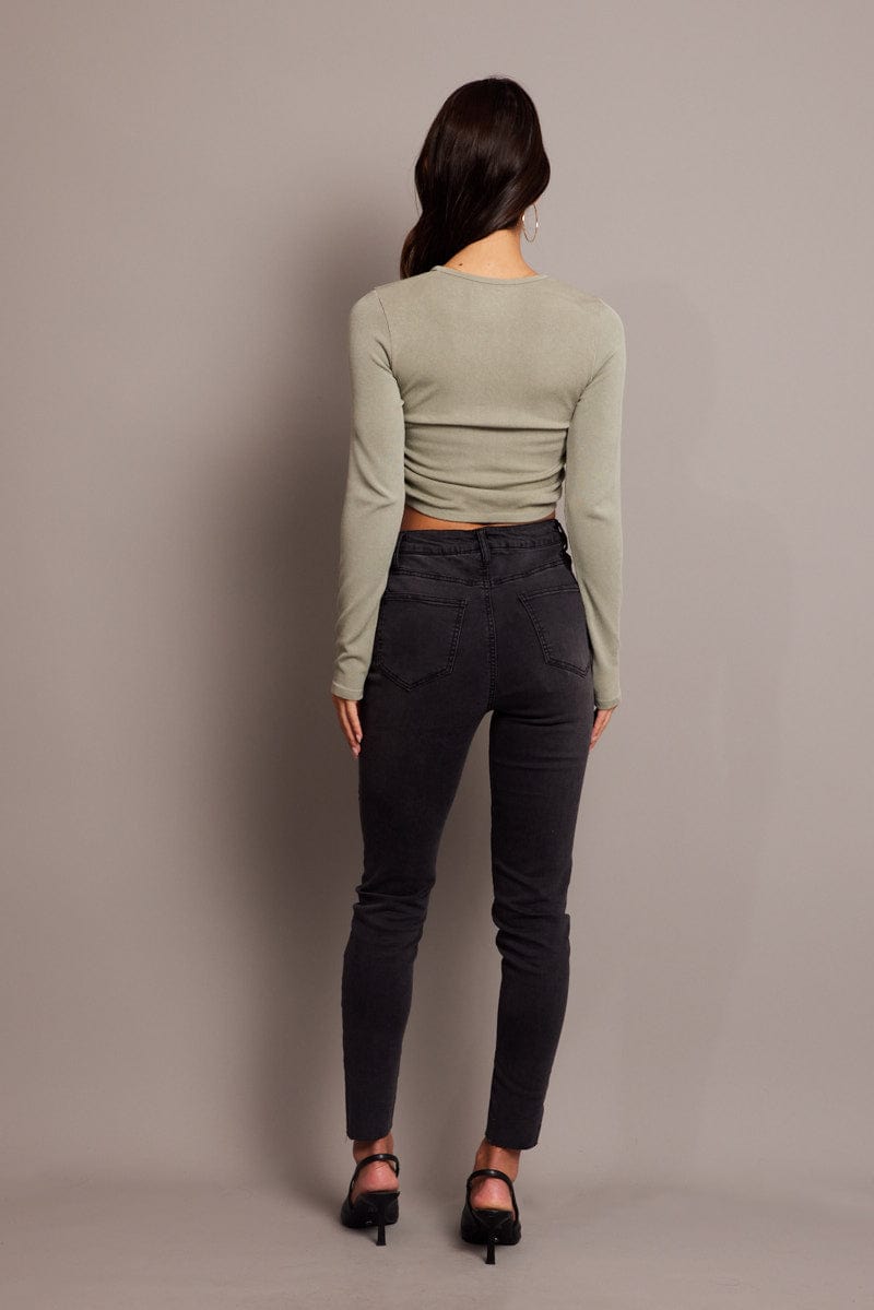 Denim Skinny Jean High Rise for Ally Fashion