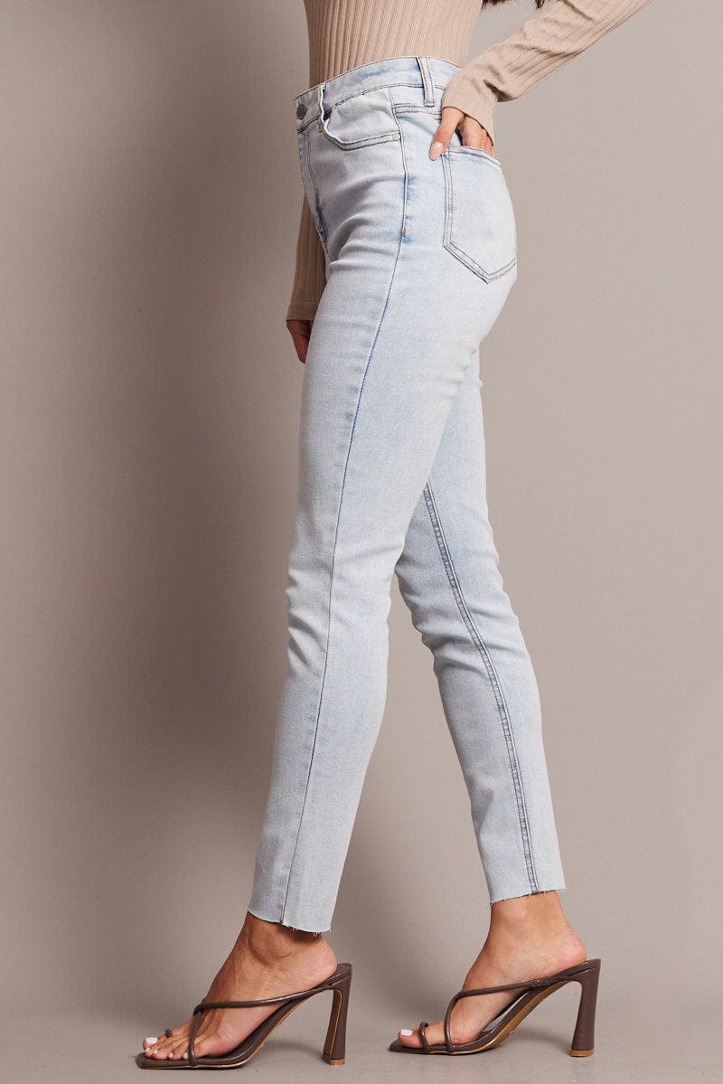 Denim Skinny Jean High Rise for Ally Fashion