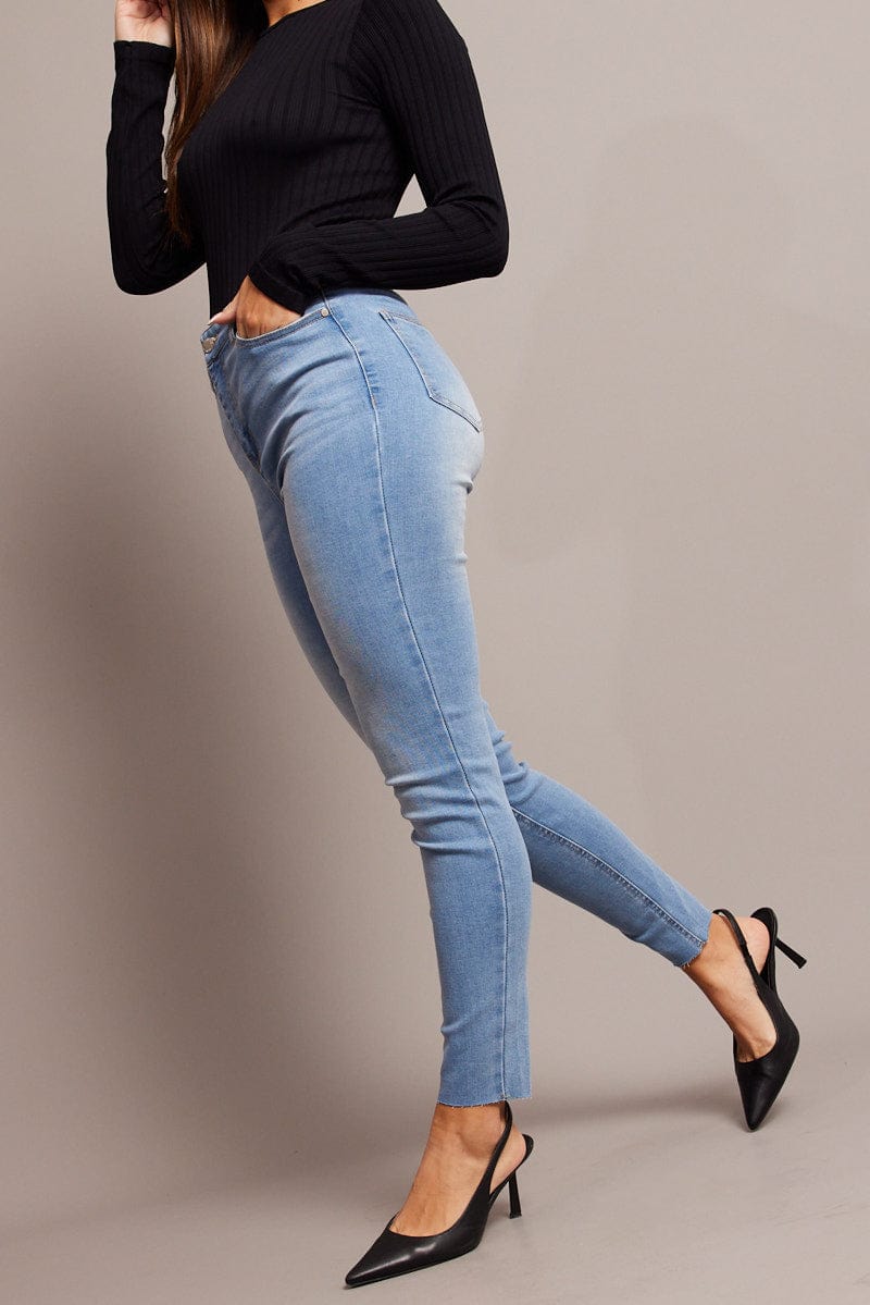 Denim Skinny Jean High Rise for Ally Fashion