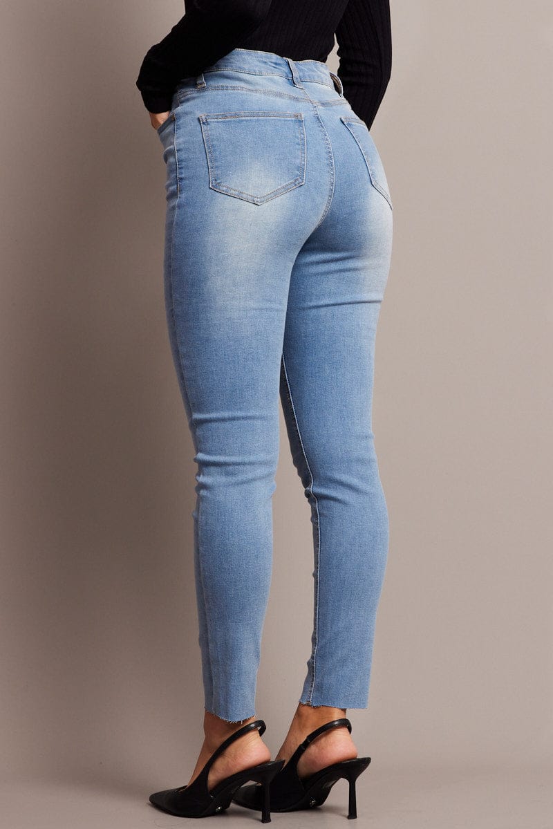 Denim Skinny Jean High Rise for Ally Fashion