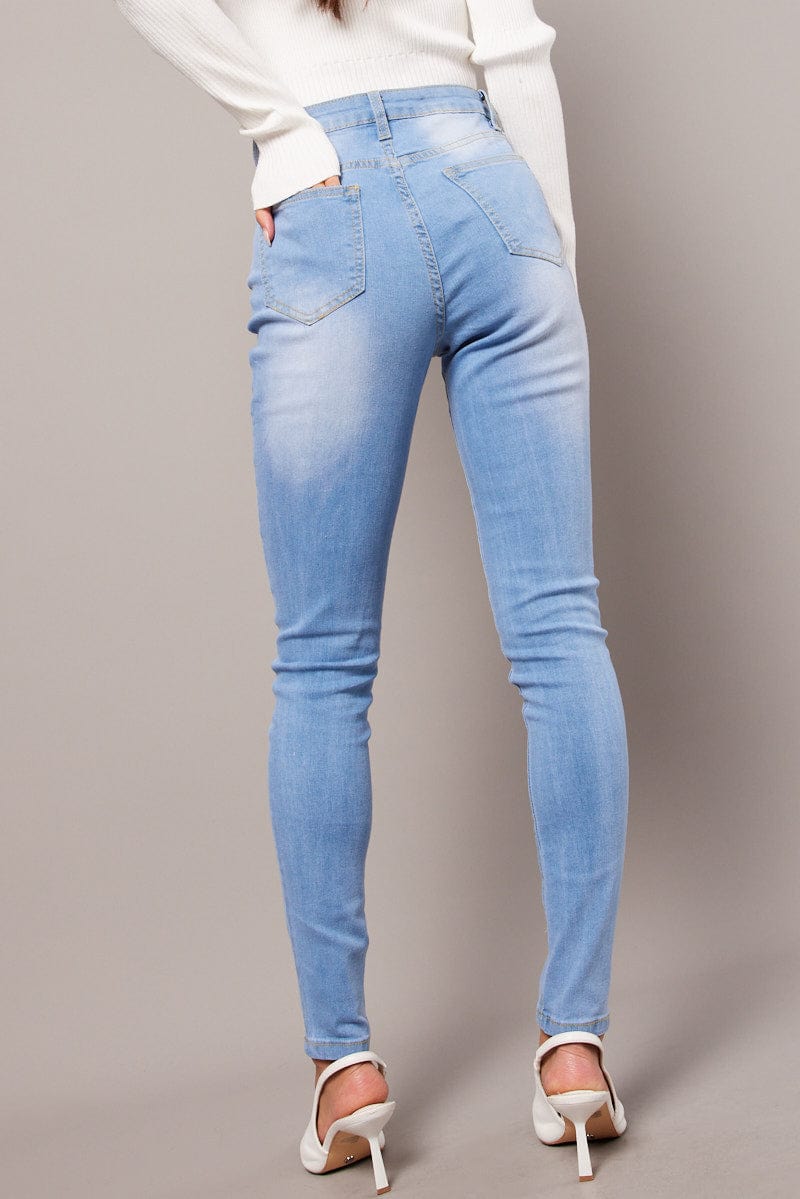 Denim Skinny Jean High Rise for Ally Fashion