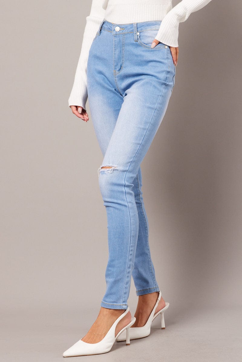 Denim Skinny Jean High Rise for Ally Fashion