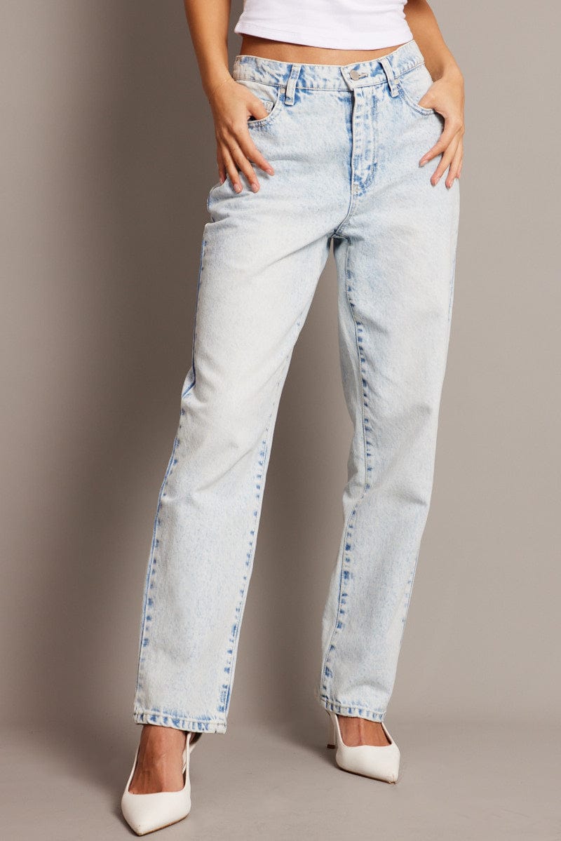 Denim Mom Jean High Rise for Ally Fashion