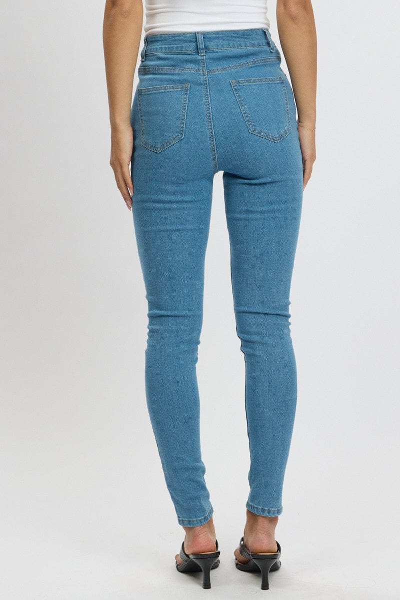 Denim Skinny Jean High Rise for Ally Fashion