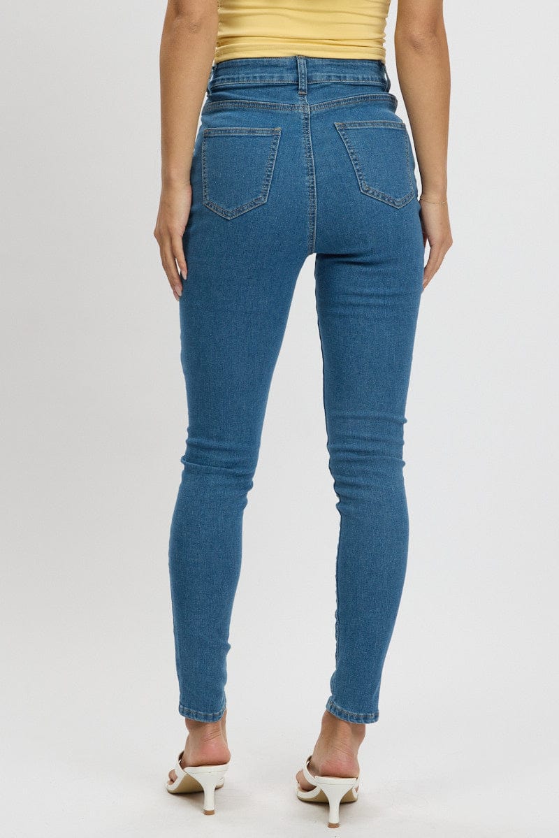 Denim Skinny Jean High Rise for Ally Fashion