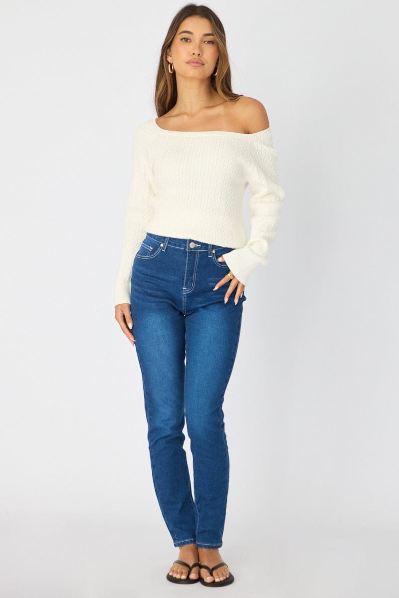Denim Denim Skinny Jeans High Rise for Ally Fashion