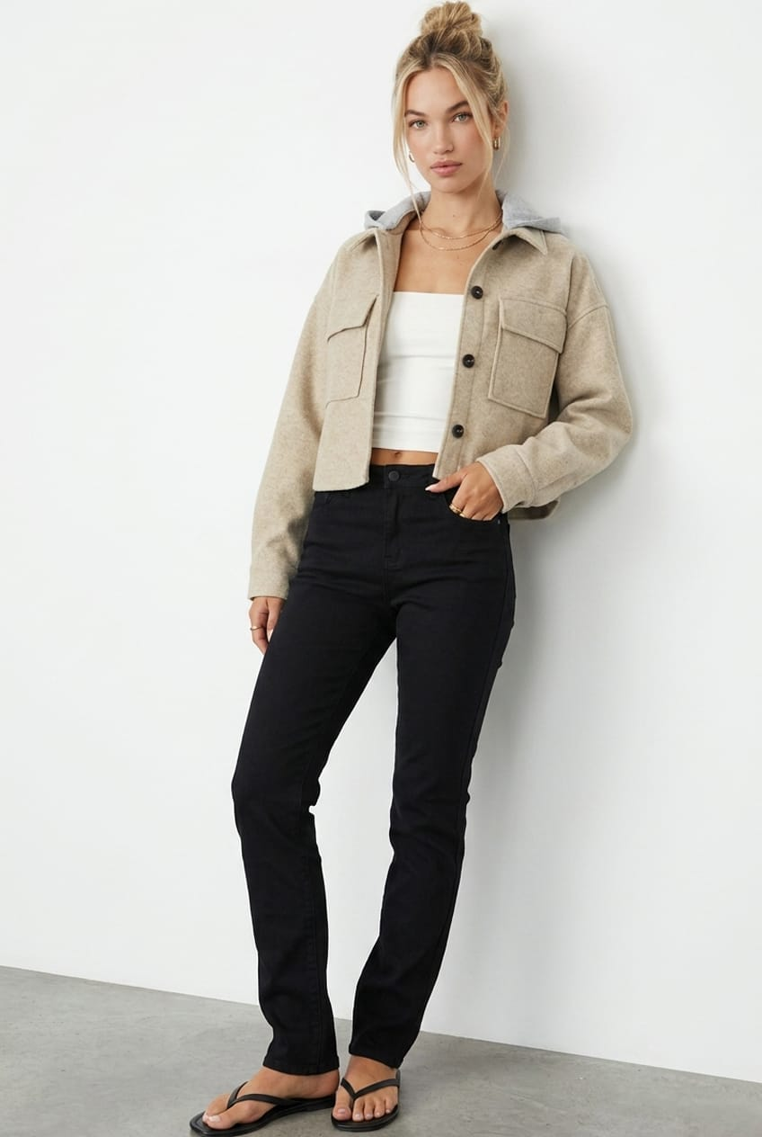 Denim Skinny Jeans High-Rise from Ally Fashion