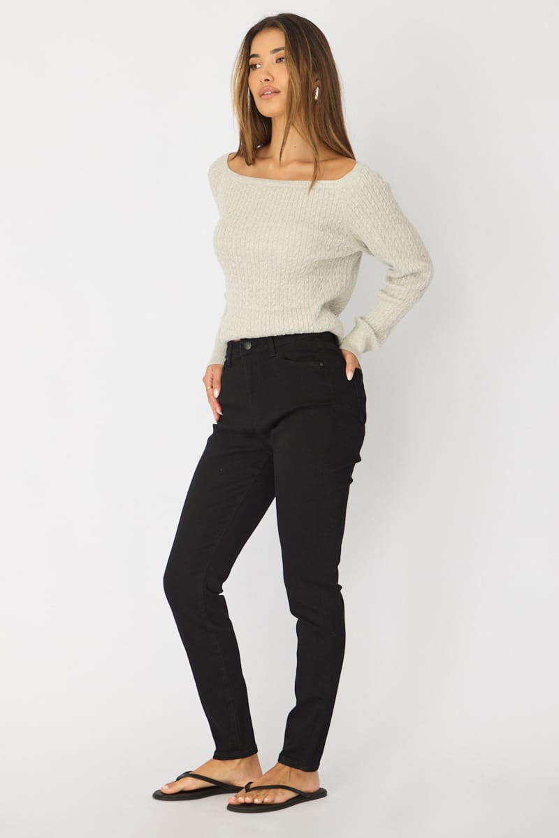 Denim Skinny Denim Jeans High Rise for Ally Fashion