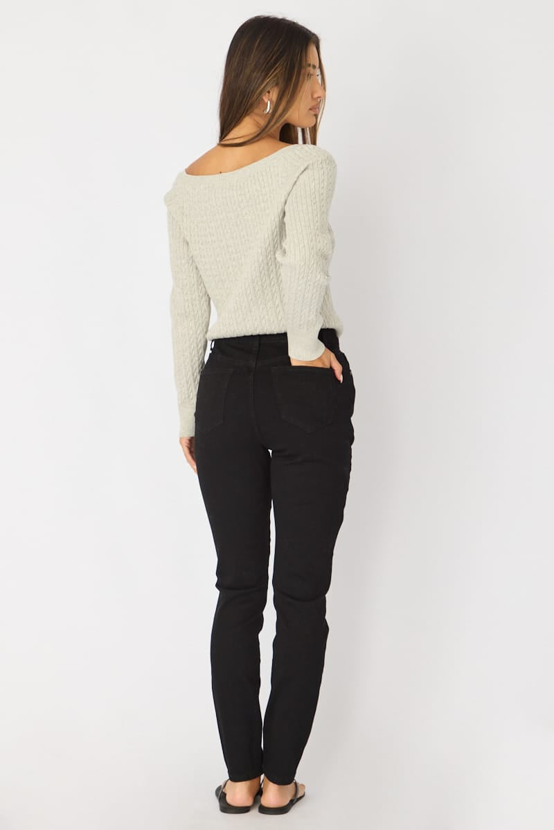 Denim Skinny Denim Jeans High Rise for Ally Fashion