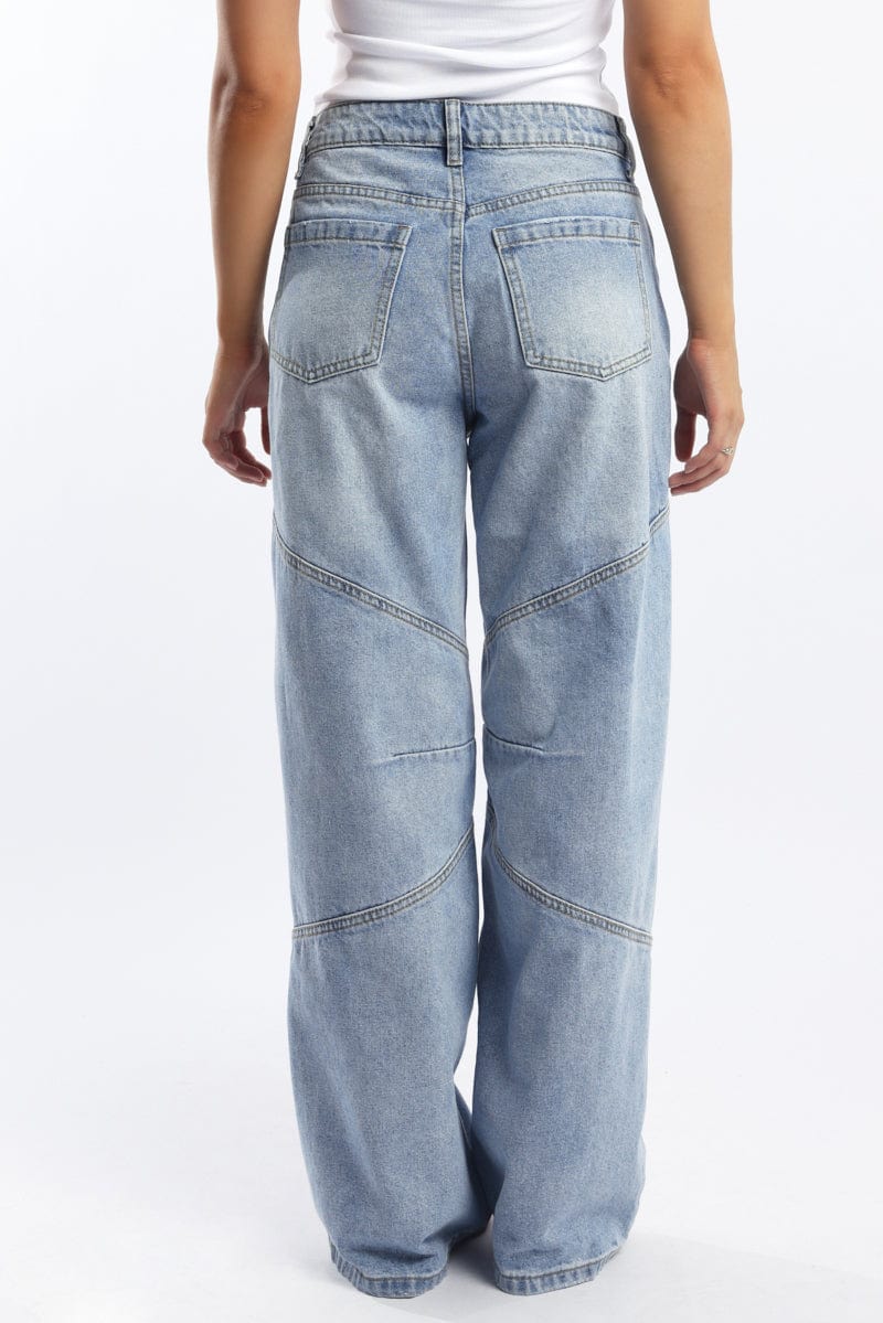 Denim Barrel Jeans Low rise for Ally Fashion