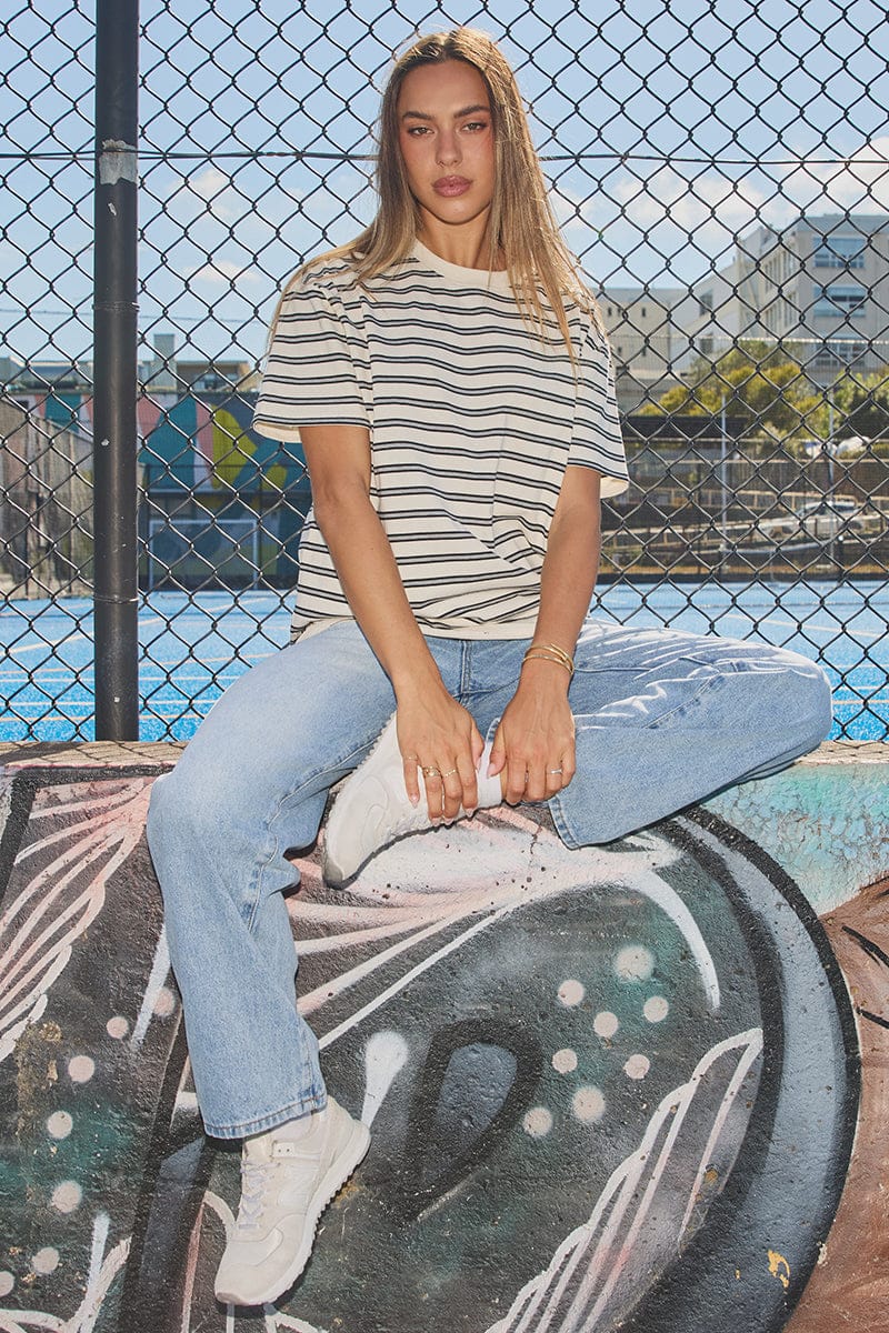 Denim Wide Leg Jeans Low Rise for Ally Fashion