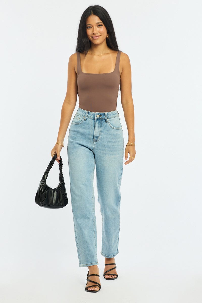 Denim Skinny Jeans Mid Rise for Ally Fashion