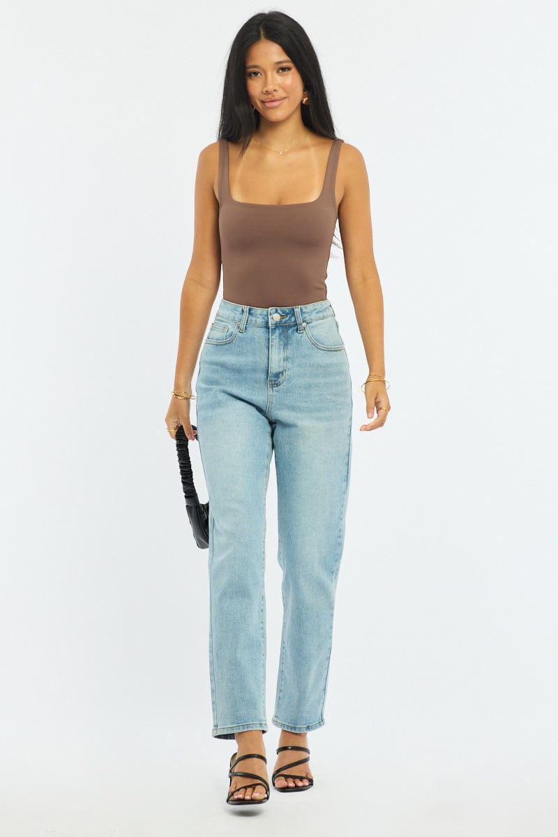 Denim Skinny Jeans Mid Rise for Ally Fashion