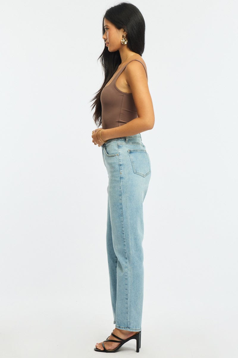Denim Skinny Jeans Mid Rise for Ally Fashion