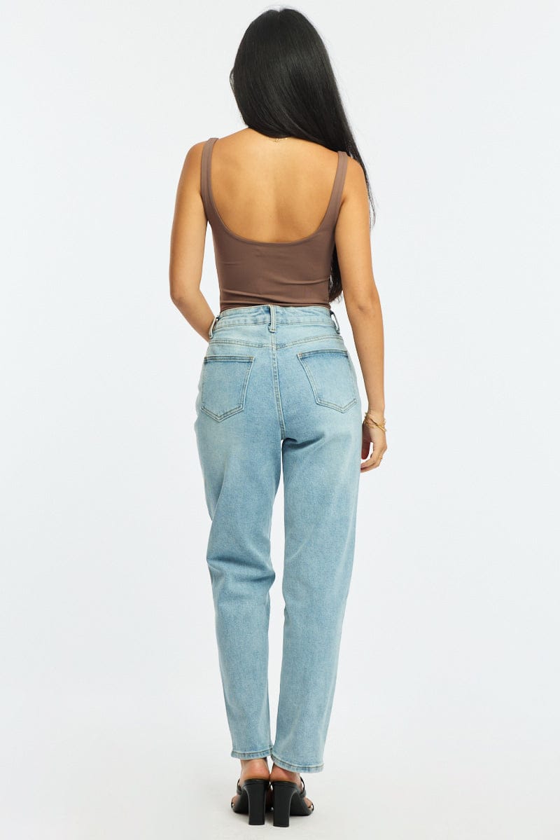 Denim Skinny Jeans Mid Rise for Ally Fashion