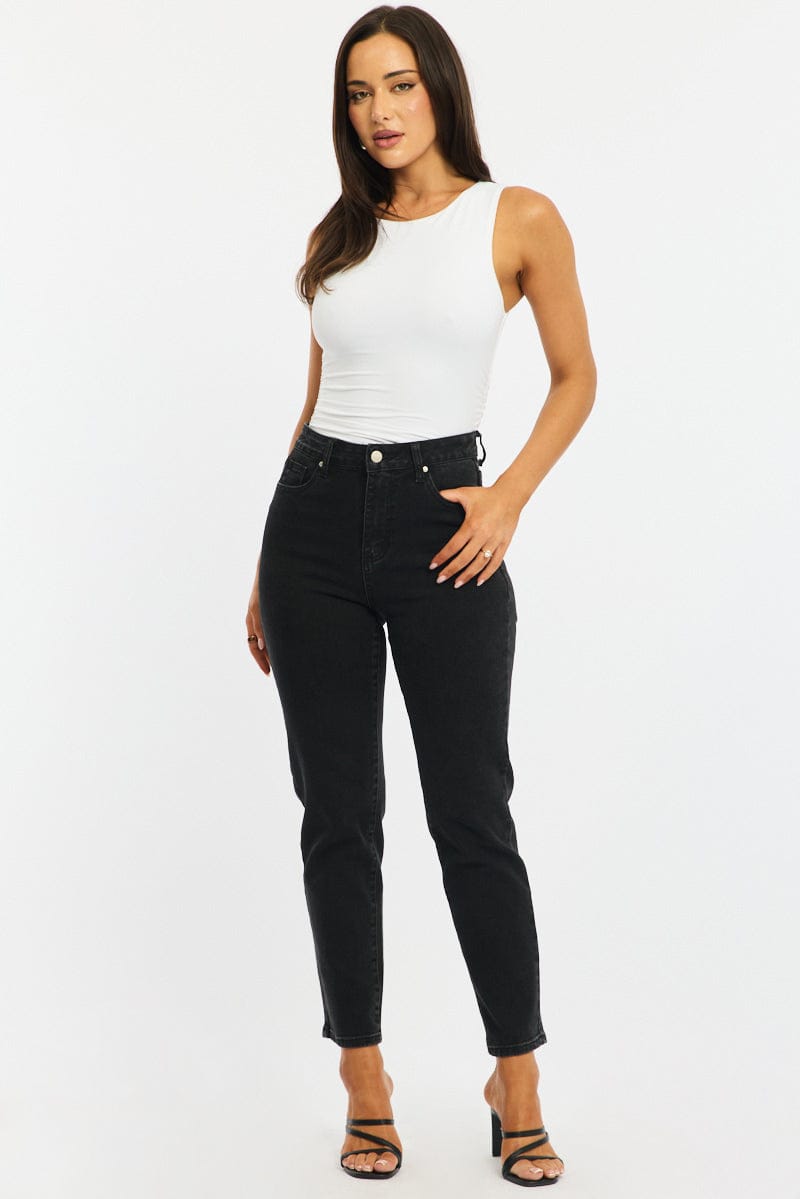 Denim Skinny Jeans Mid Rise for Ally Fashion