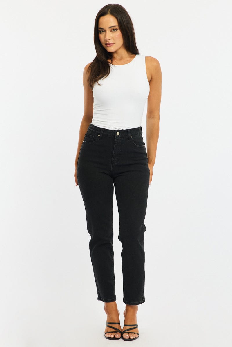 Denim Skinny Jeans Mid Rise for Ally Fashion