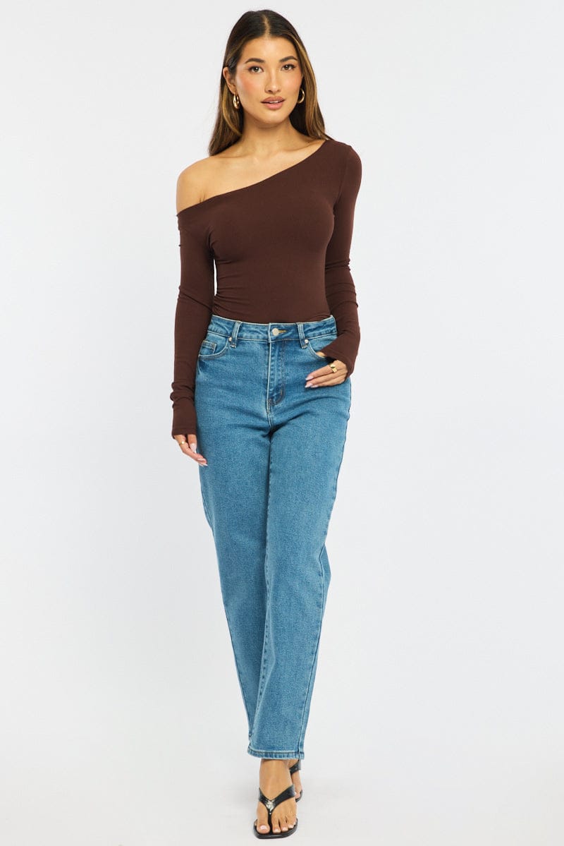 Denim Mom Jeans High Rise for Ally Fashion