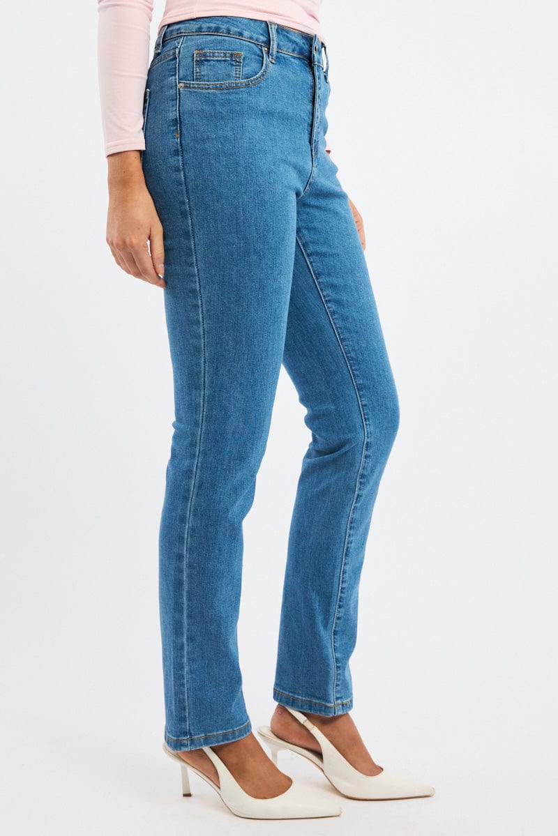 Denim Mom Jeans High Rise for Ally Fashion