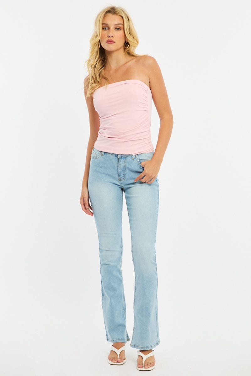Denim Flare Jeans Mid Rise for Ally Fashion