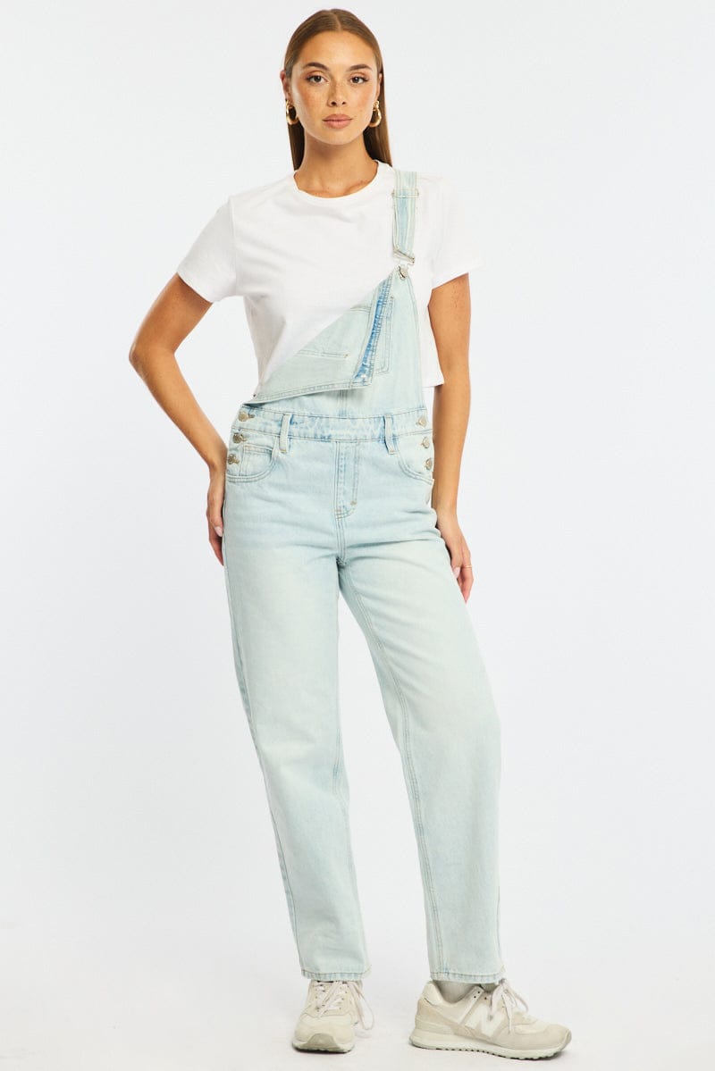 Denim Overall Long Straight Leg for Ally Fashion