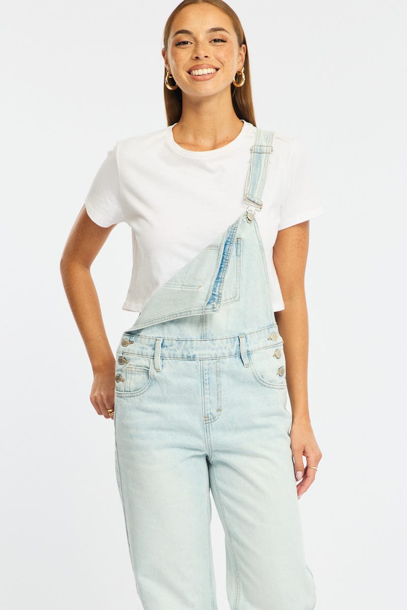 Denim Overall Long Straight Leg for Ally Fashion