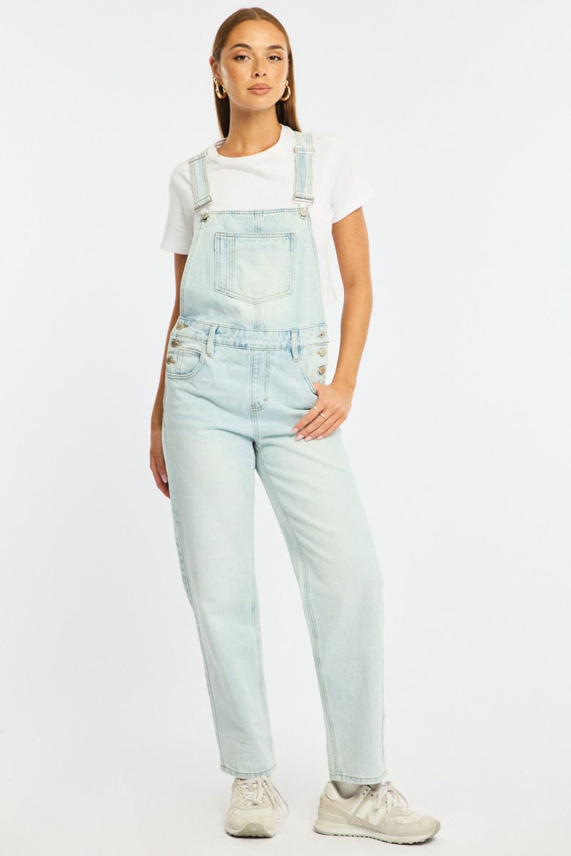 Denim Overall Long Straight Leg for Ally Fashion