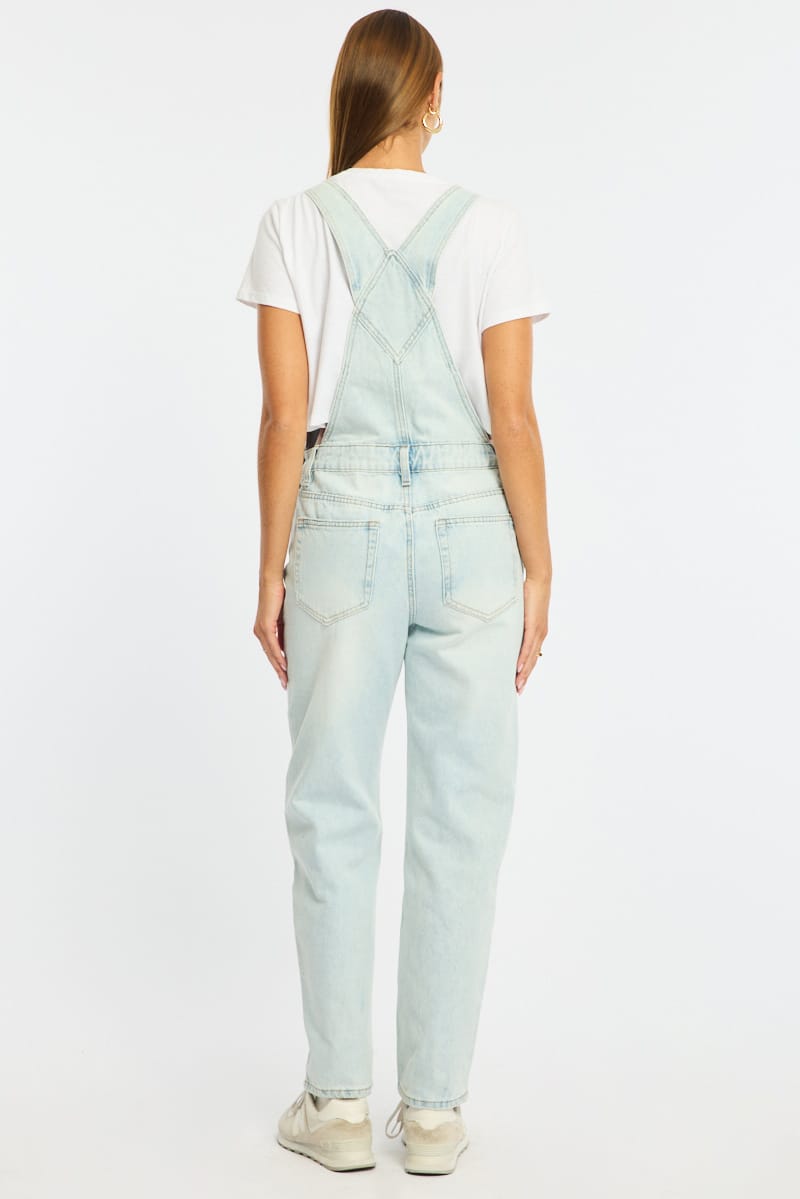 Denim Overall Long Straight Leg for Ally Fashion