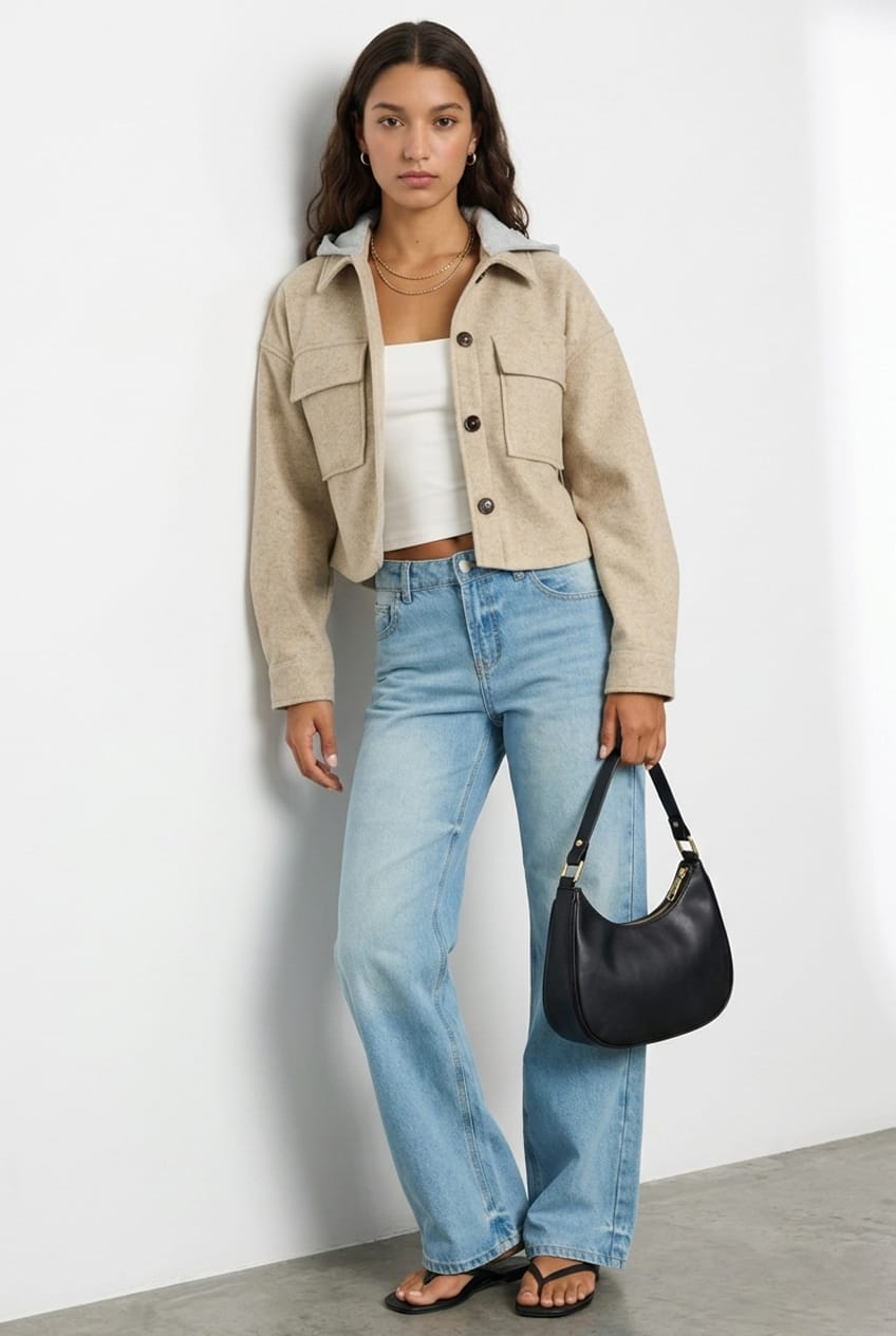 Denim Baggy Jeans Mid Rise for Ally Fashion