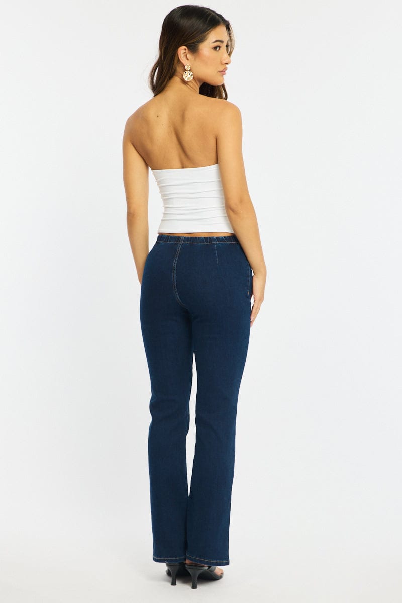 Denim Flare Jeans Mid Rise for Ally Fashion