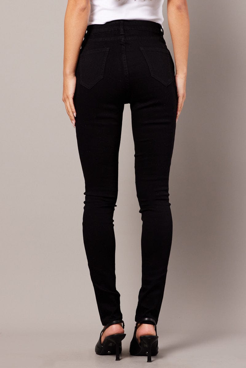 Black Skinny Jean High Rise for Ally Fashion