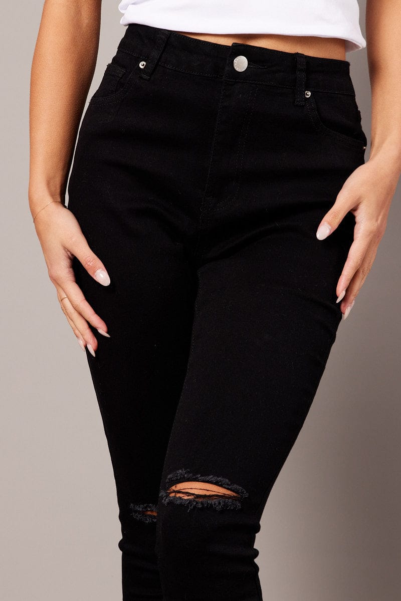 Black Skinny Jean High Rise for Ally Fashion