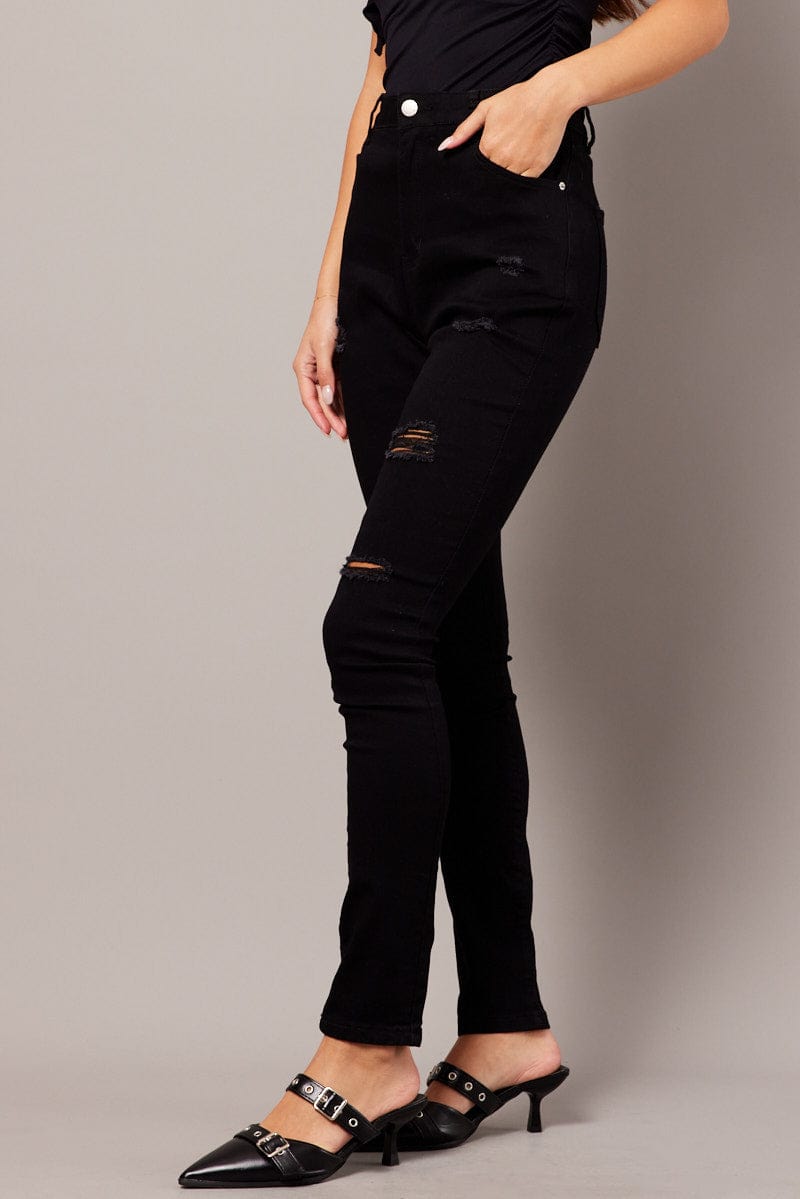 Black Skinny Jean High Rise for Ally Fashion