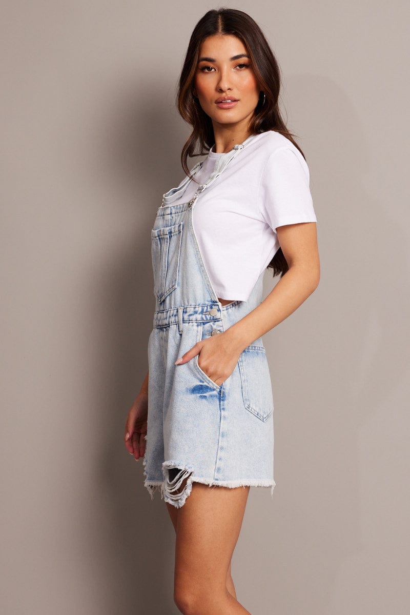 Denim Denim Overalls for Ally Fashion