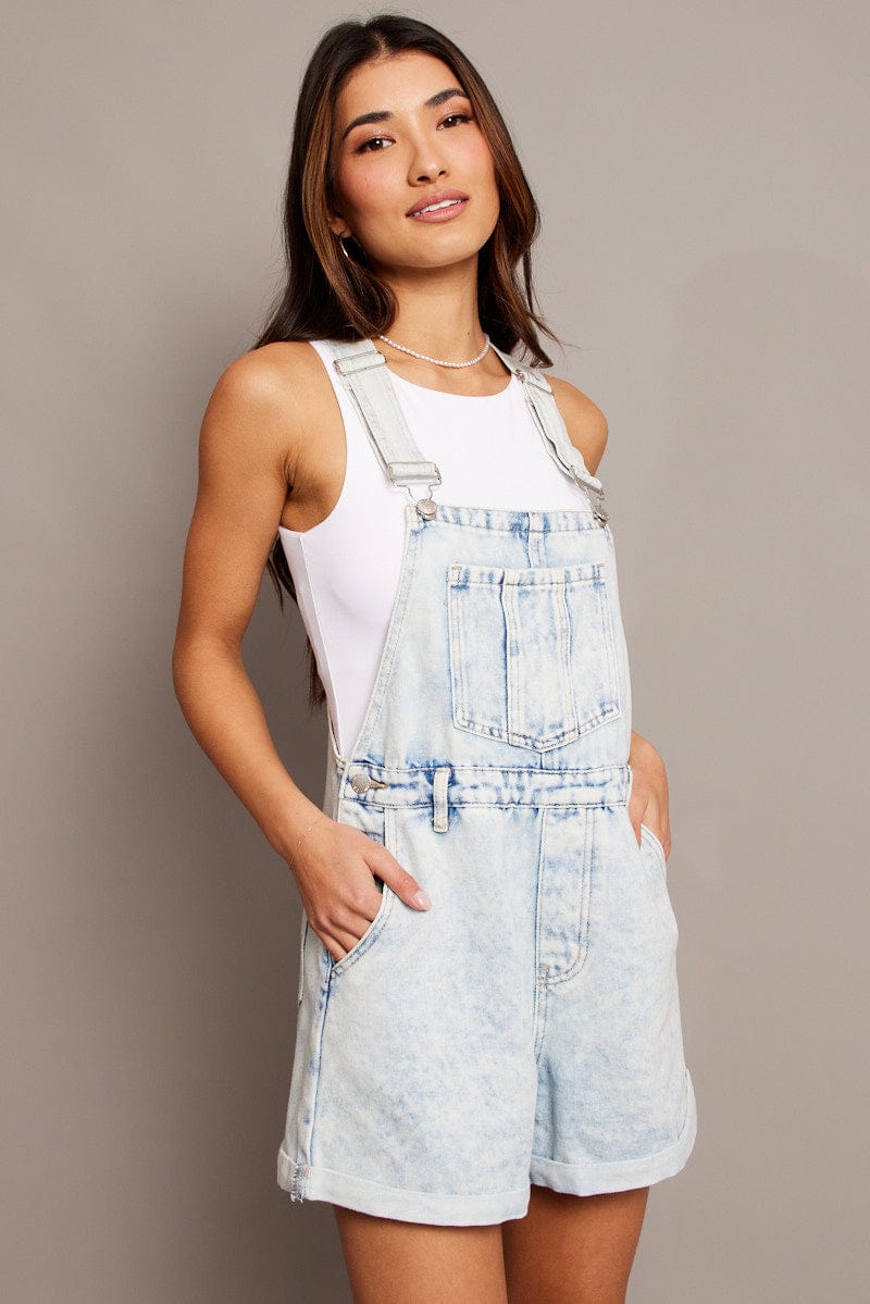 Denim Denim Overalls for Ally Fashion