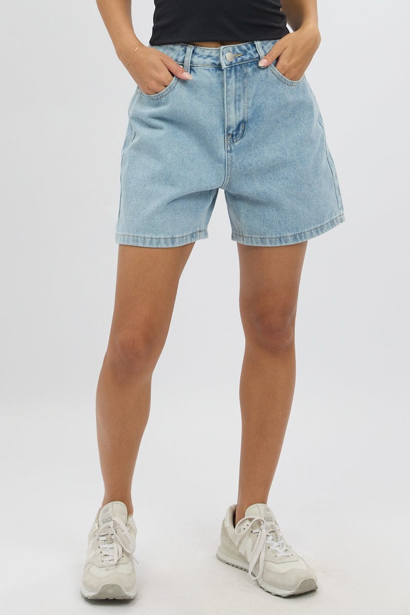 Denim Jorts High Rise for Ally Fashion