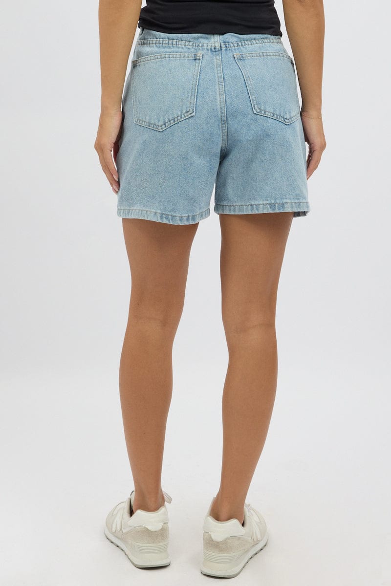 Denim Jorts High Rise for Ally Fashion