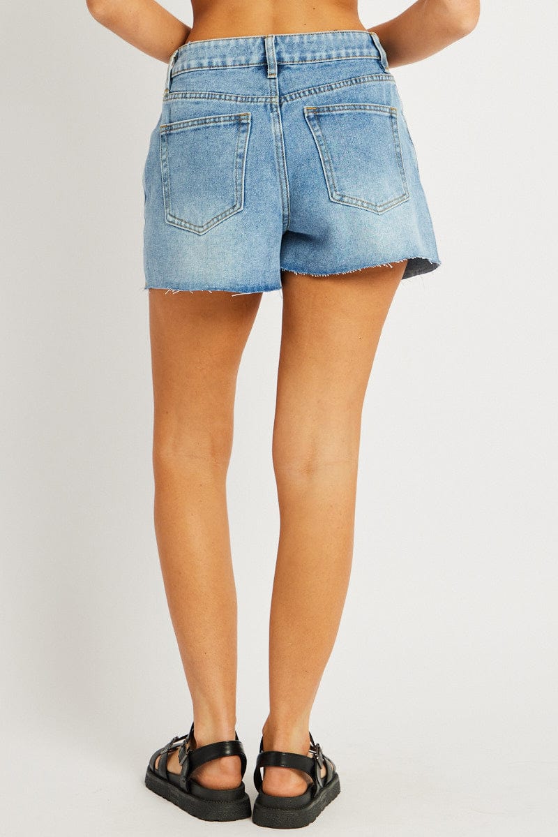 Denim Relaxed Short High Rise for Ally Fashion