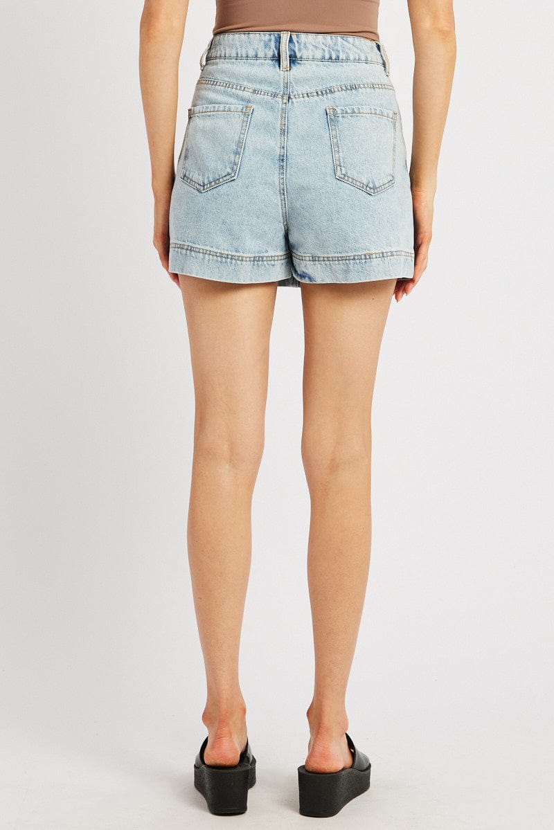 Denim Skort High Rise for Ally Fashion