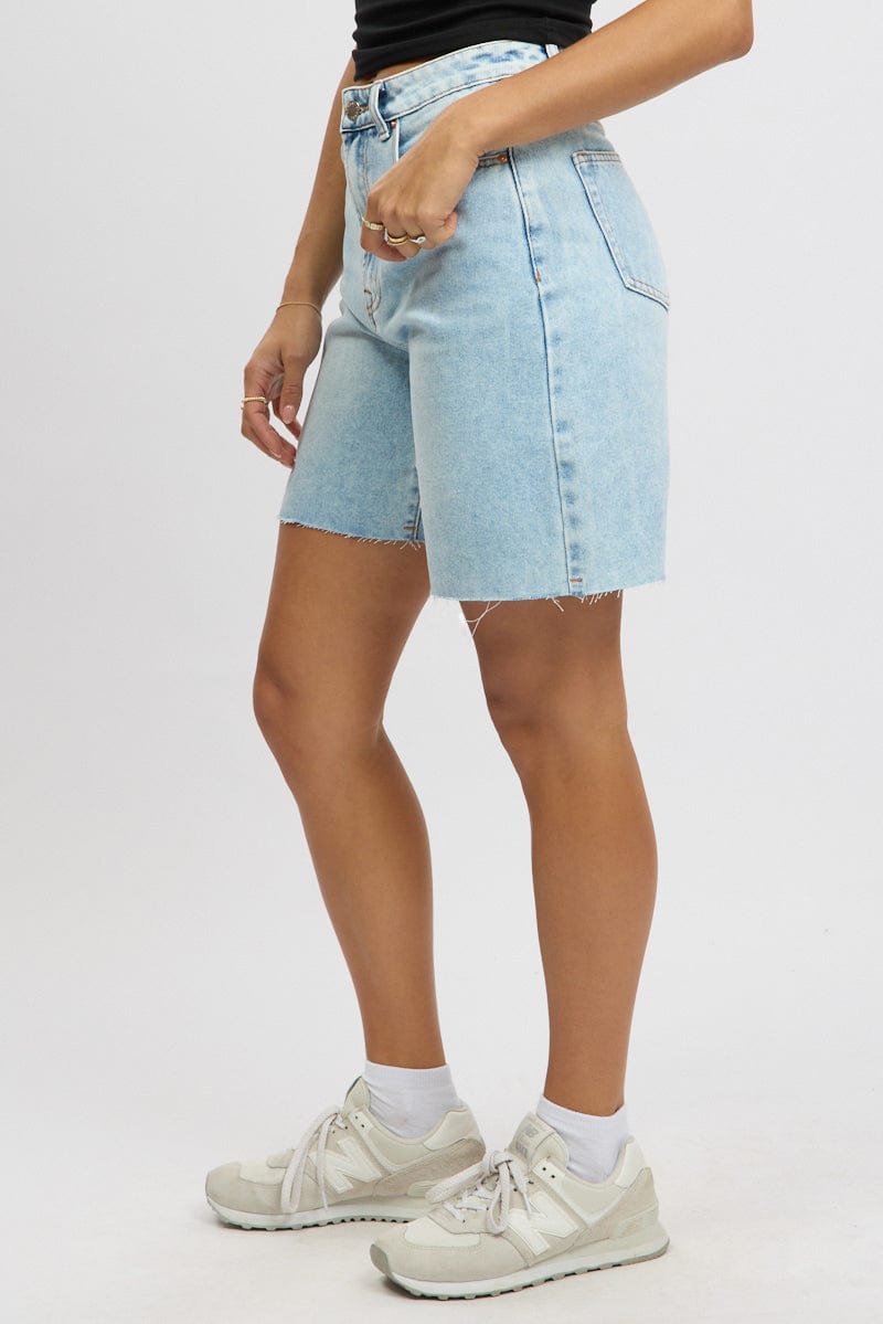 Denim Jorts Mid Rise for Ally Fashion