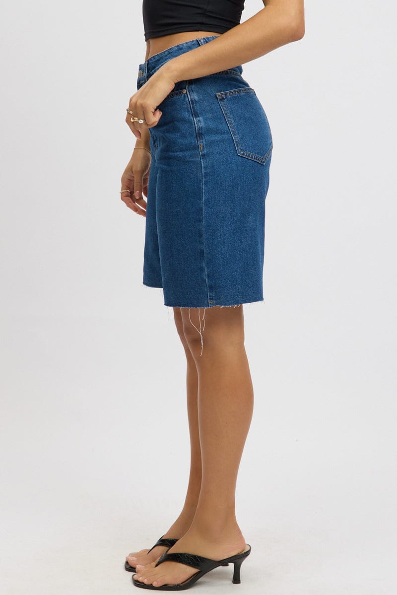 Denim Jorts High Rise for Ally Fashion