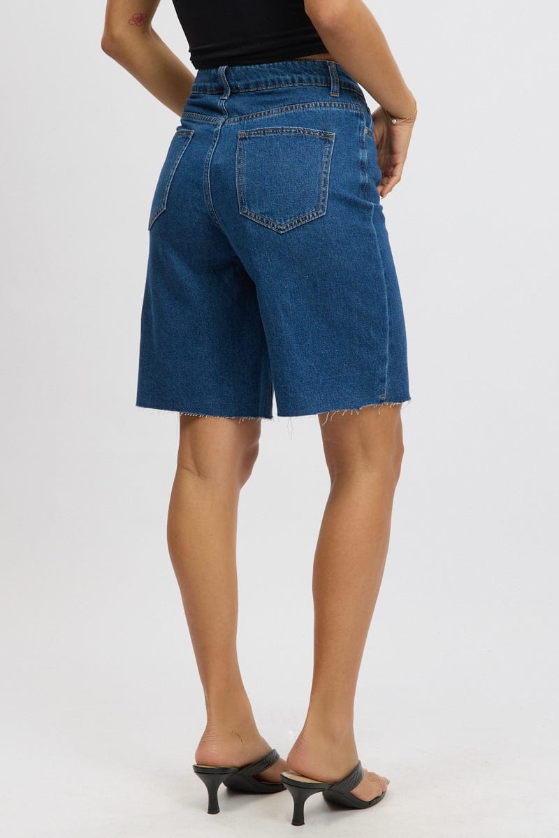 Denim Jorts High Rise for Ally Fashion