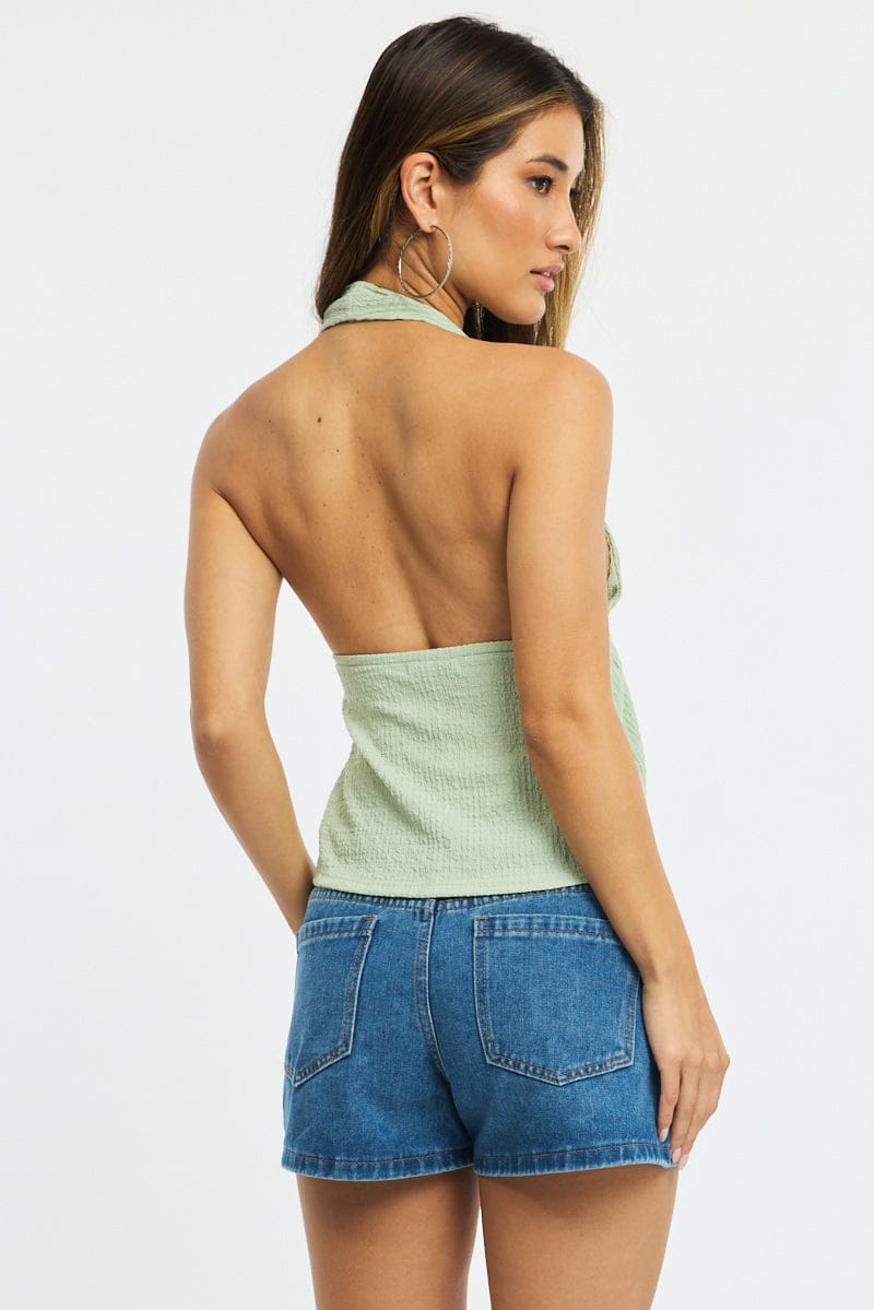 Denim Relaxed Shorts Low Rise for Ally Fashion