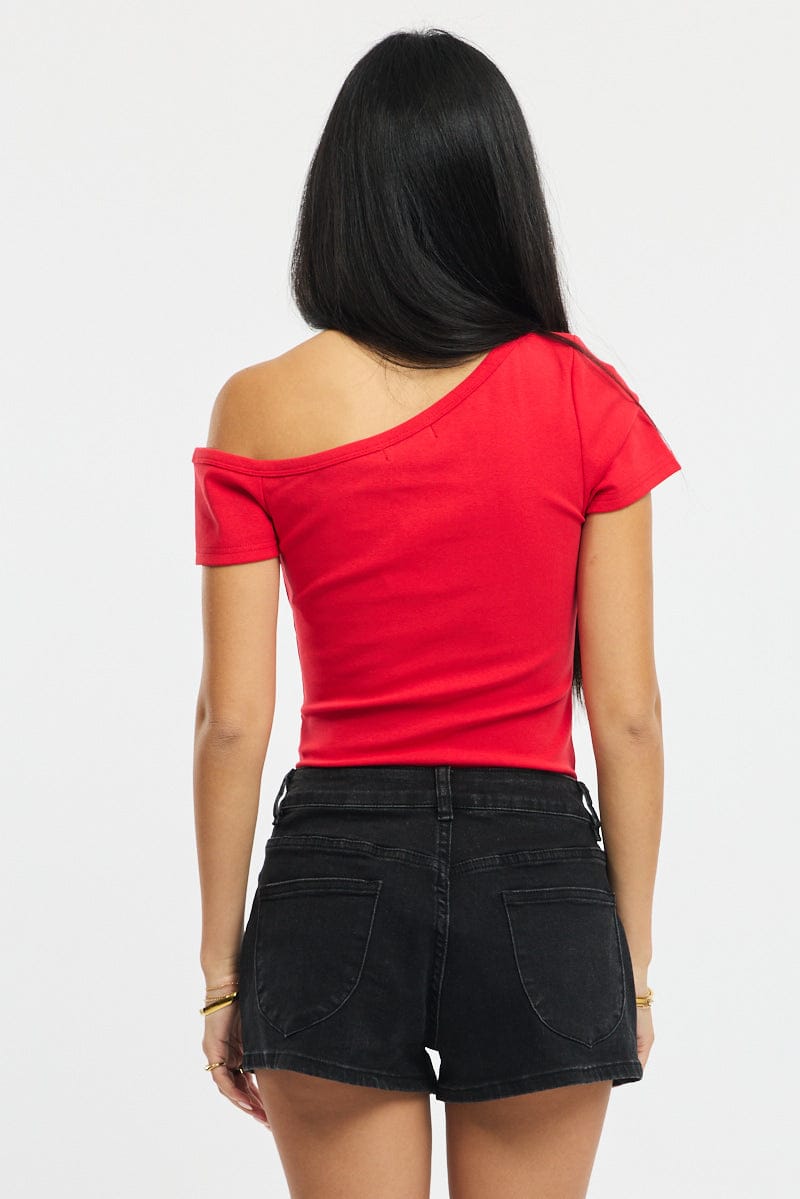 Denim Mini Shorts Low Rise Outpocket for Ally Fashion
