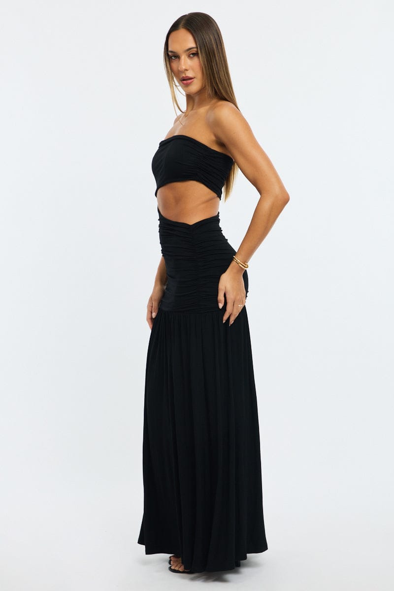 Black Maxi Dress Cut Out